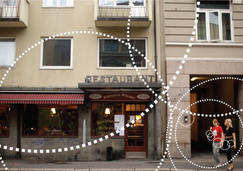 Wireless wifi visualisation street Wireless wifi visualisation street