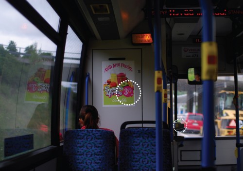 Wireless poster visualisation street Wireless poster visualisation