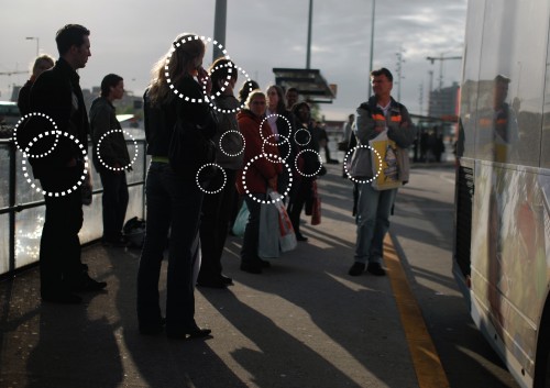 Wireless rfid visualisation street Wireless rfid visualisation street